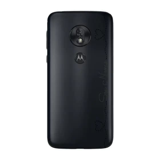 Capinha para Moto G7 Play Anti Impacto Personalizada - Nome na lateral e fundo transparente