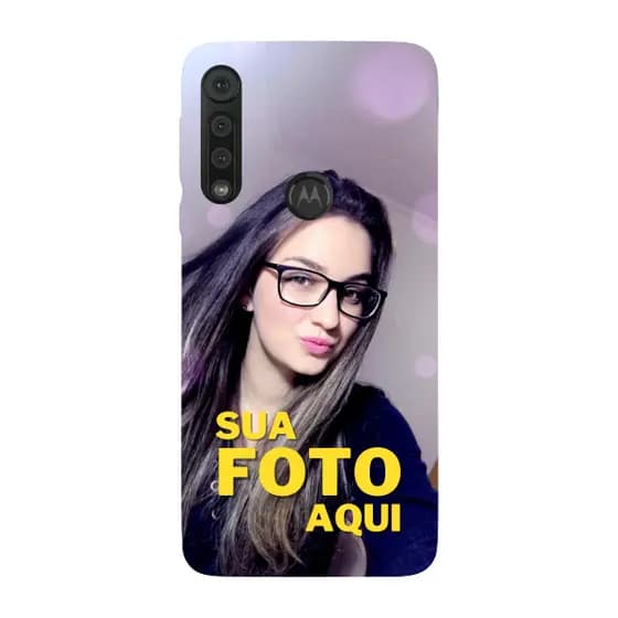 Capinha para Moto One Macro Anti Impacto Personalizada - Com Foto