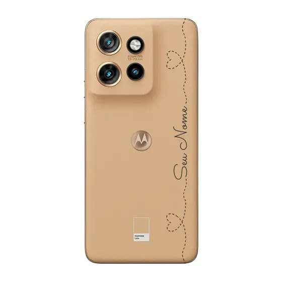 Capinha para Moto Edge 50 Neo Anti Impacto Personalizada - Com Nome na lateral - Fundo transparente