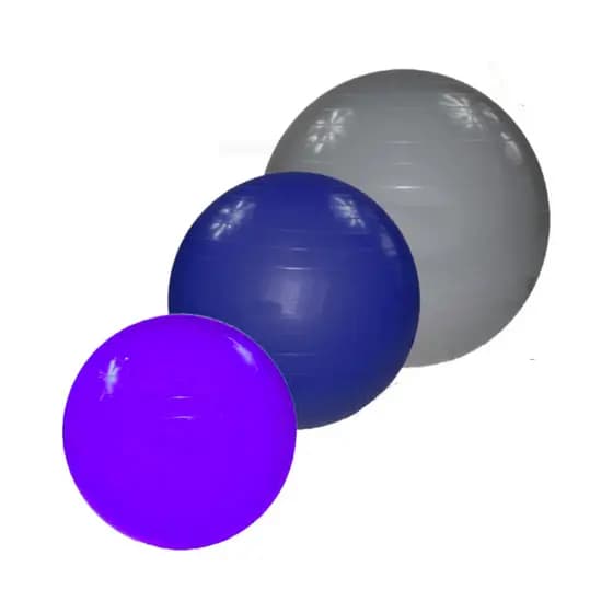 Kit Pilates - Overball 25cm + Bola 65cm + Bola 75cm