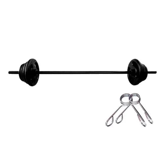 Kit Completo Body Pump C/barra E 08kg De Anilha Emborrachada