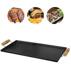 Chapa Bifeteira Chapeira Grill Para Fogão A Gás Lenha 60x30 Lanche Porções