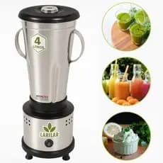 Liquidificador Industrial 4 Litros Alta Rotação Inox - 800w