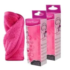 Kit 2 Toalha Demaquilante Macrilan p/ Limpeza Facial Removedora De Maquiagem