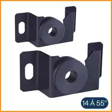 Suporte Tv Universal BR-1000 Fixo Painel Tv Led Lcd 14 À 100 Polegadas Cor Preto