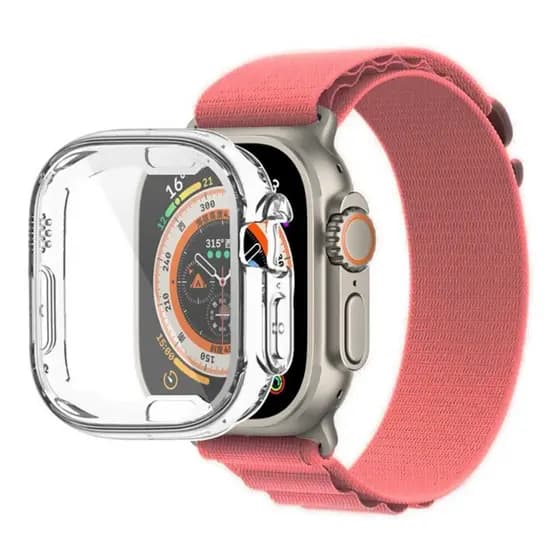 Capa Case aberta Silicone Tpu Smart Watch Ultra 49mm E X8 49mm