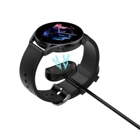 Carregador Compatível Amazfit GTS 2 A1969, GTS4mini Bip3 Bip U, Bip U Pro, Gts 2, Gtr 2e, Gts 2 Mini,Amazfit Gtr 2