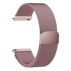 Pulseira P/smartwatch 20mm Relógio Milanese Aço Amazfit Bip Gts Galaxy Watch Active Y7 Q9 V6 P68 P70 P80 T80 P68 Y6