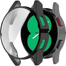 Capa Case Protetora com Película de Vidro Temperado Embutida para Galaxy Watch 4 e 5 40mm 44mm