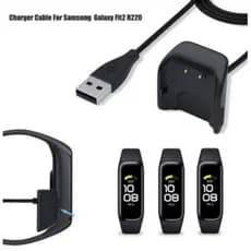 Cabo Carregador Fit 2 Usb Para Relogio Smartwatch Samsung Galaxy Fit 2 Sm R220