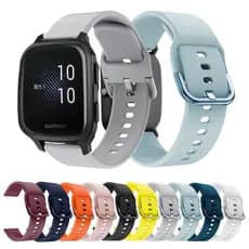 Pulseira de Silicone para Smartwatch Encaixe com fecho 20 E 22mm