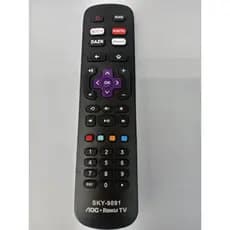 AOC controle remoto tv roku sky 9091ou le 7245