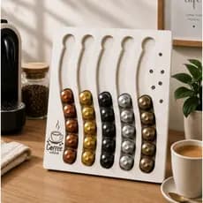Suporte Porta Cápsula de Café  MDF Parede