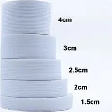 25 metros faixa elástica plana para costura de roupas acessórios de nylon correia vestuário acessórios de costura