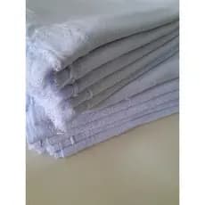 Kit 5 Pano de Chão Saco Duplo Branco Alvejado – 100% Algodão Cozinha Piso Limpeza Pesada 30 Batidas Gigantes Duplo