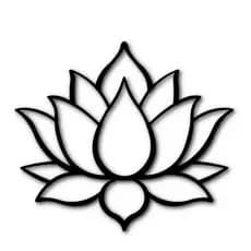 Mandala Flor de lotus Quadro decorativo yoga geometria sagrada mdf