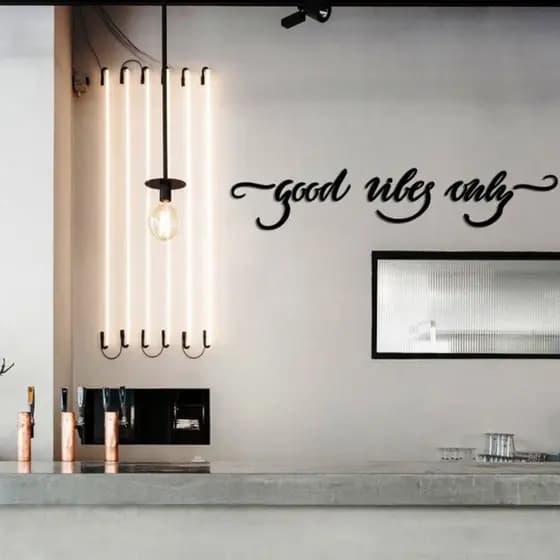 Mdf Quadro Decorativo Good Vibes Only Quadro para sala de estar moderno quadro decorativo