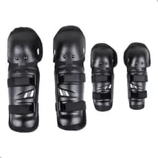 Kit de Proteção Motoqueiro – Joelheira + Cotoveleira | Segurança para Motociclistas