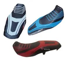 Capa de Banco Esportiva Honda CG Titan Fan Bros 125 150 160 Personalizada Antiderrapante WM Borrachas