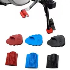 KIT Protetor Pedal Marcha Câmbio Calçado Tenis Sapato Tortuga + protetor para cavalete lateral moto