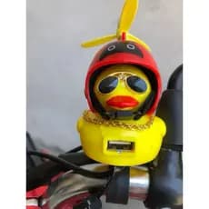 Carregador RÁPIDO USB Moto Retrovisor Guidão Tipo Patinho Motoqueiro Patinho Zack Zueira