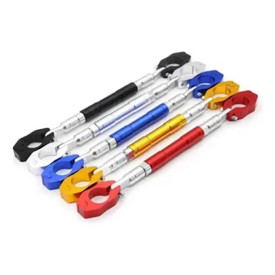 Barra Reforço Guidão Moto Estabilizadora Anti Amasso Alumínio Universal Colorida Barra Guidão