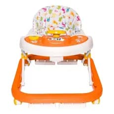 Andador Infantil Laranja Musical Styll Baby Didatico Suspenso