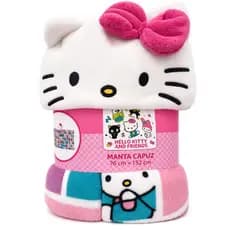 Mantas Infantil com Capuz HELLO KITTY  1.52cm x 76cm