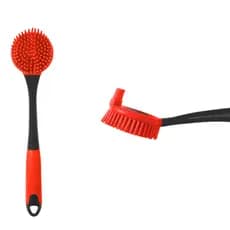 Escova Delicada Powermaid Cabo Anatômico Emborrachado com Cerdas Macias em Silicone Limpeza Eficaz