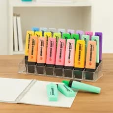 Porta Maquiagem Organizador Multiuso De Acrílico Batom/Esmalte com  24 divisórias Cosméticos Transparente