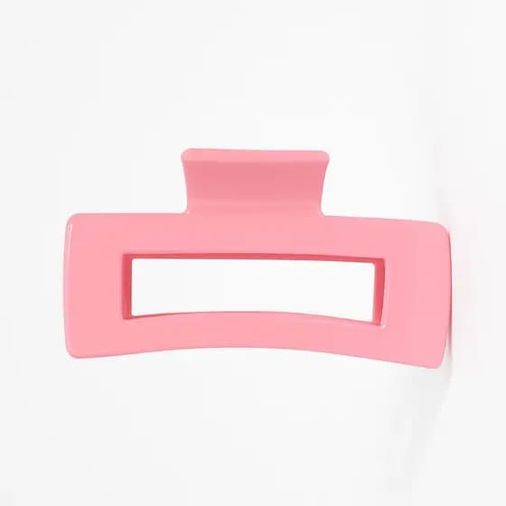Presilha de Cabelo Retangular Piranha Feminina Prendedor Clip Cores Sortidas