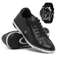 Sapatênis Masculino Moda Casual Masculina Promoção + Relogio