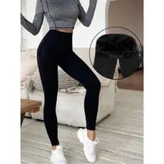 CALÇA LEGGING PELUCIADA, LEGGING FLANELADA FEMININA CINTURA TA IDEAL PARA PILATES ACADEMIA GINASTIA