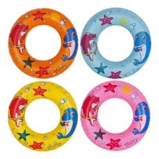 2 Boias Infláveis Piscina Infantil 45cm Piscina Estampa Sortidas Boia Inflável Verão Praia Diversão Crianças