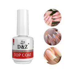 Top Coat Porcelana Acrigel Extra Brilho Unhas Manicure D&Z 15ml