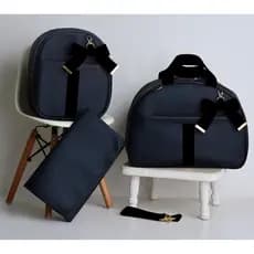 Kit Bolsa Maternidade 3 peças I Mala e Mochila Luxo I Térmica Impermeável e Trocador