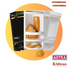 Porta Shampoo Cantoneira Para Banheiro Branco/Preto/ Nitron -- Astra / PORTA ESCOVA DE DENTES NITRON