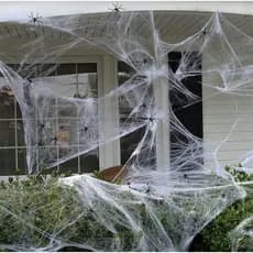 2 /4 / 6  Teia De Aranha Artificial Decoração De Halloween 20g ENVIO IMEDIATO