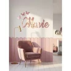 Letreiro Personalizado em Acrílico Espelhado - Objetos Decoração Quarto Menina - Decoração Elegante