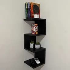 Prateleira de Canto 3D Nichos, Livros, Estante, Decoração.