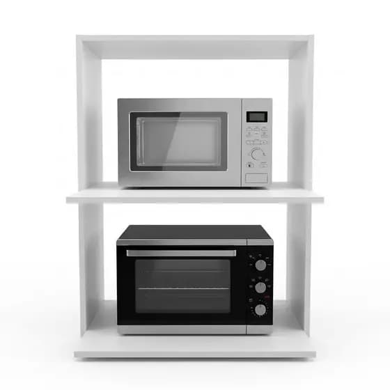 Nicho para Microondas e Forno MDF Suporte Suspenso