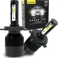 Lampada Led Code H1 H3 H4 H7 H11 HB3 HB4 4300k 7600 Lumens