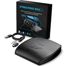 Streaming Box + Automotivo Para Carros Com Sistema Carplay 64Gb 4Gb RAM