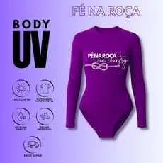 Pé na Roça Cia Country Body UV manga longa com proteção solar várias cores cavalgada rodeio  PRN807