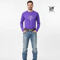 Blusa Masculina com proteção solar Fator 50  corrida cavalgada treino esporte Pé na Roça PNR804