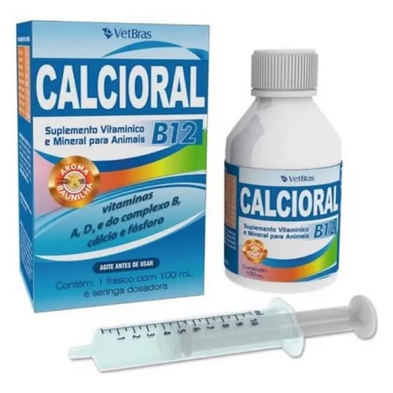 Calcioral B12 Suplemento Vitamínico P/ Cães