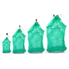 Viveiro de Nylon com 2 aro para pesca.