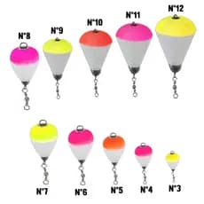 Boia de Arremesso de Pesca - Kit com 5 unidades
