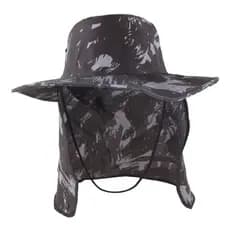 Chapeu Camuflado Canavieiro Australiana Protetor Sol Pesca