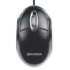 Mouse Óptico Usb Preto 1200 Dpi Ms-035p- Hoopson Cabo1,2 Mtr